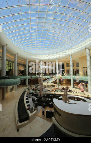 Yas Mall shopping center on Yas Island. Emirate of Abu Dhabi. Stock Photo
