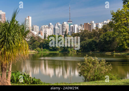 Parque Aclimação in São Paulo, Brazil. Stock Photo
