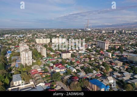 Bishkek, Kyrgyzstan - August 17, 2019: Panoramic view of the new ...