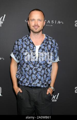 Beverly Hills, CA. 20th Sep, 2019. Aaron Paul at arrivals for The Hollywood Reporter and SAG-AFTRA Emmy Nomination Celebration, Avra, Beverly Hills, CA September 20, 2019. Credit: Priscilla Grant/Everett Collection/Alamy Live News Stock Photo