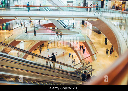 Interior of high end shopping mall in Guangzhou, Taikoo Hui Stock Photo -  Alamy