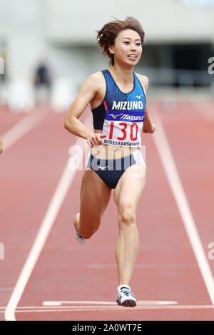 Osaka, Japan. 21st Sep, 2019. Kana Ichikawa Athletics : The 67th All Japan Industrial Athletics Championship, Women's 100m Heat at Yanmar Stadium Nagai in Osaka, Japan . Credit: Naoki Nishimura/AFLO SPORT/Alamy Live News Stock Photo