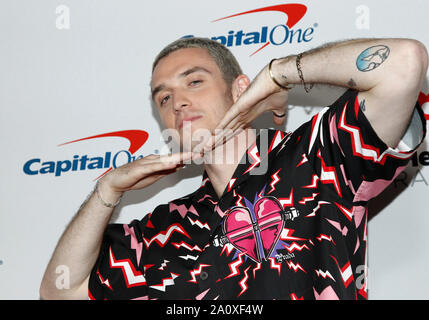 Lauv arrives for the iHeartRadio Music Festival at the T-Mobile Arena in Las Vegas, Nevada on Saturday, September 21, 2019.  Photo by James Atoa/UPI Stock Photo