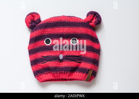 Arctic Fun child's hat isolated on white background Stock Photo