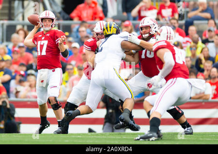 Madison, Wi, Usa. 21st Sep, 2019. Wisconsin Badgers Running Back 