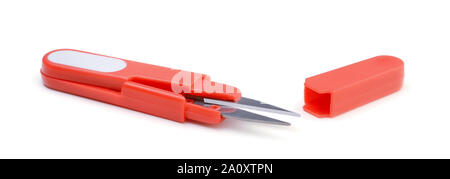 Fishing scissors isolated on white background Stock Photo