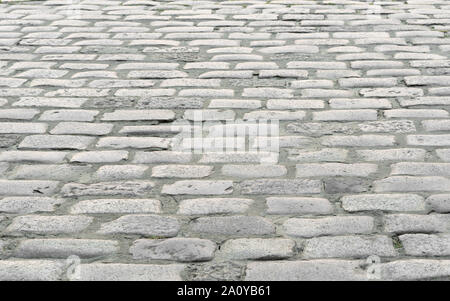 stone pavement of gray color. Stock Photo
