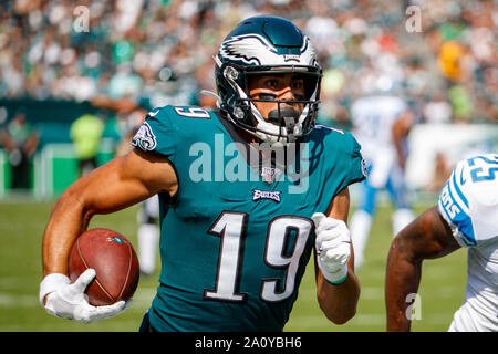 Philadelphia Eagles wide receiver J.J. Arcega-Whiteside in action during an  NFL football game against the Seattle Seahawks, Sunday, Nov. 24, 2019, in  Philadelphia. (AP Photo/Matt Rourke Stock Photo - Alamy