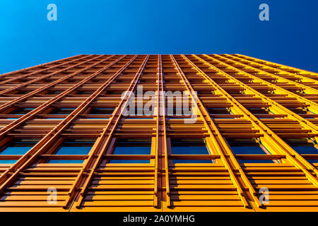 Colourful building facade of Central Saint Giles designed by Italian architect Renzo Piano, St Giles, London, UK Stock Photo