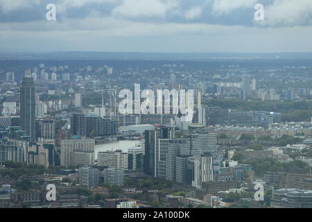 View from the Shard, Bermondsey, London Stock Photo
