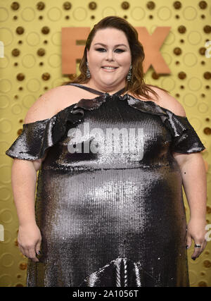 Chrissy Metz arrives for the 71st annual Primetime Emmy Awards held at the Microsoft Theater in downtown Los Angeles on Sunday, September 22, 2019.   Photo by Christine Chew/UPI Stock Photo