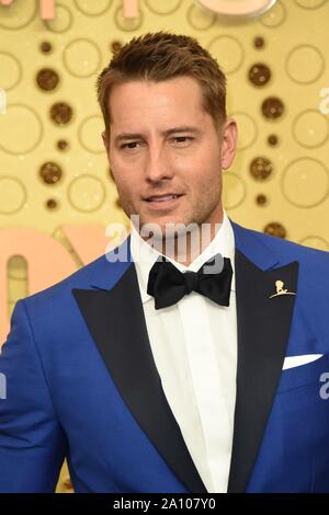 LOS ANGELES - SEP 22: Justin Hartley at the Primetime Emmy Awards ...