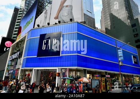 Gap store in Times Square, NYC, USA Stock Photo