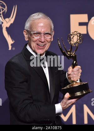 Don Roy King, winner of the Emmy for outstanding directing for a variety  series for the Host: Dave Chappelle episode of Saturday Night Live  poses for a portrait during the third ceremony