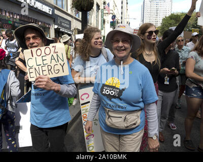 New York City, USA. 20th September, 2019, Climate Strike Stock Photo