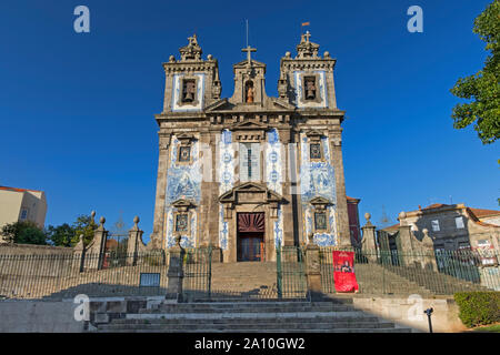 Igreja de Santo Ildefonso. Saint Ildefonso Church Porto Portugal Stock Photo