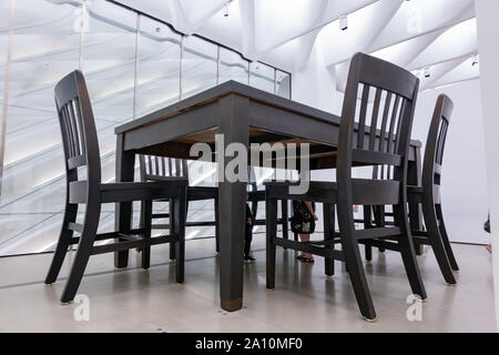 Los Angeles, AUG 8: Hugh table and chair display in the famous The ...