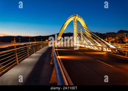 Milenio bridge in Ourense (Galicia - Spain) Stock Photo