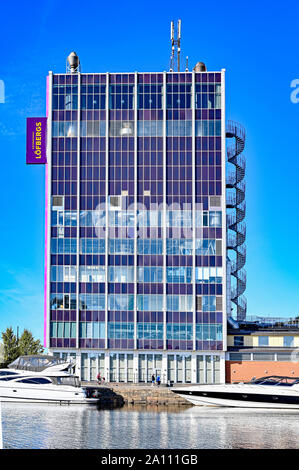 coffee roastery lofbergs building in Karlstad Varmland Sweden Stock Photo