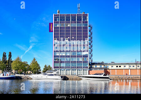 coffee roastery lofbergs building in Karlstad Varmland Sweden Stock Photo