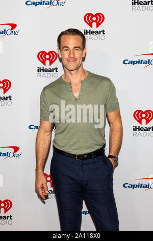 September 20, 2019, Las Vegas, Nevada, U.S: JAMES VAN DER BEEK arrives to the iHeartRadio Music Festival at T-Mobile Arena in Las Vegas, Nevada (Credit Image: © Daniel DeSlover/ZUMA Wire) Stock Photo