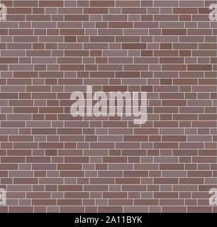 Realistic seamless brick walls. Brick background for design. Flat design. Stock Vector