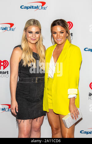 September 20, 2019, Las Vegas, Nevada, U.S: TANYA RAD and BECCA TILLEY arrive to the iHeartRadio Music Festival at T-Mobile Arena in Las Vegas, Nevada (Credit Image: © Daniel DeSlover/ZUMA Wire) Stock Photo