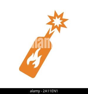 Bomb, attack, exploding, dynamite, TNT icon. Well organized and fully editable Vector. Stock Vector