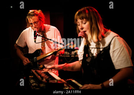 Copenhagen, Denmark. 21st, September 2019. The British band Penelope Isles performs a live concert at Ideal Bar in Copenhagen. (Photo credit: Gonzales Photo - Christian Hjorth). Stock Photo