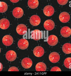 A Cute Mars Illustration Background for You Stock Vector