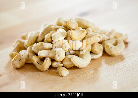 Cashew nuts in a pile Stock Photo