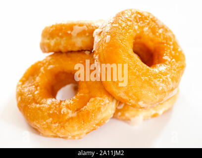 Doughnuts or donuts pile Stock Photo