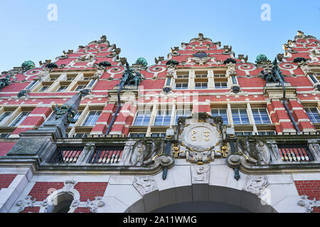 The main building of Gdansk University of Technology in Poland Stock Photo