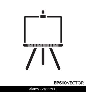 Poster easel icon, cartoon style 14227534 Vector Art at Vecteezy