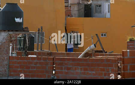 The slum Villa 31 in the district Retiro in Buenos Aires. | usage worldwide Stock Photo