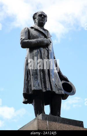 James Oswald MP Statue In George Square, Glasgow, Scotland Stock Photo ...