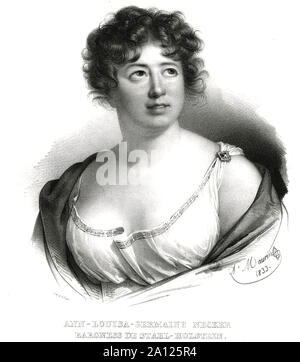 GERMAINE de STAËL (1766-1817) French socialite, writer and historian Stock Photo