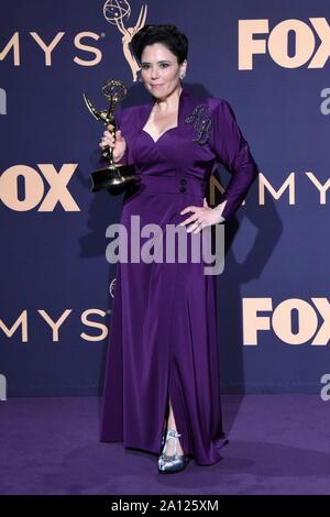 Los Angeles, CA. 22nd Sep, 2019. Alex Borstein in the press room for 71st Primetime Emmy Awards - Press Room, Microsoft Theater, Los Angeles, CA September 22, 2019. Credit: Priscilla Grant/Everett Collection/Alamy Live News Stock Photo