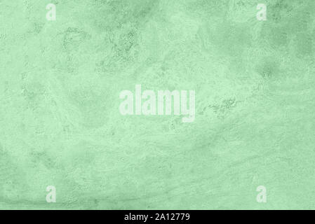 Mint marble texture. Natural patterned stone for background, copy space and design. Abstract marble stone surface. Trendy color. Stock Photo