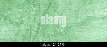 Mint marble texture. Natural patterned stone for background, copy space and design. Abstract marble stone surface. Trendy color. Stock Photo