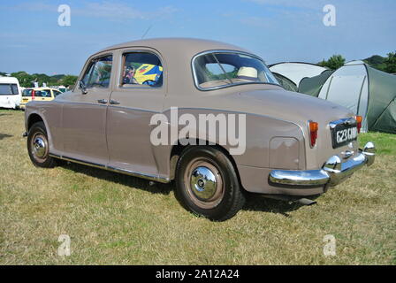 A 1960 Rover 100 parked on display at the 47th Historic Vehicle ...