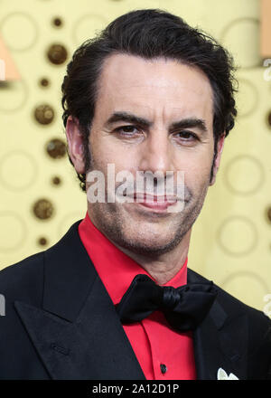 Los Angeles, United States. 22nd Sep, 2019. LOS ANGELES, CALIFORNIA, USA - SEPTEMBER 22: Sacha Baron Cohen arrives at the 71st Annual Primetime Emmy Awards held at Microsoft Theater L.A. Live on September 22, 2019 in Los Angeles, California, United States. (Photo by Xavier Collin/Image Press Agency) Credit: Image Press Agency/Alamy Live News Stock Photo