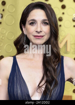 Marin Hinkle arrives at the 71st Primetime Emmy Awards on Sunday, Sept