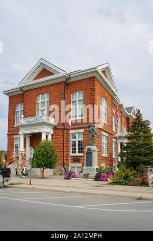 Scarecrows Invasion and Festival in Meaford, Ontario,Canada, North America Stock Photo