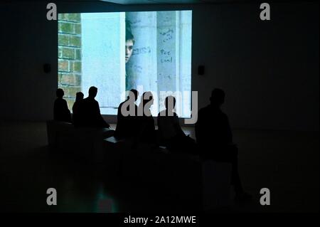 Mark Leckey. Winner of the Turner Prize 2008, O' Magic Power of Bleakness, Solo Exhibition, Tate Britain, Millbank, London. UK Stock Photo
