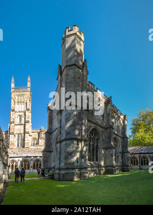 Winchester College, a historic private boys' school in Hampshire, UK Stock Photo