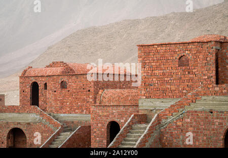 unfinished brick houses in Egypt Stock Photo
