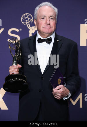 Los Angeles, United States. 22nd Sep, 2019. LOS ANGELES, CALIFORNIA, USA - SEPTEMBER 22: Lorne Michaels poses in the press room at the 71st Annual Primetime Emmy Awards held at Microsoft Theater L.A. Live on September 22, 2019 in Los Angeles, California, United States. (Photo by Xavier Collin/Image Press Agency) Credit: Image Press Agency/Alamy Live News Stock Photo