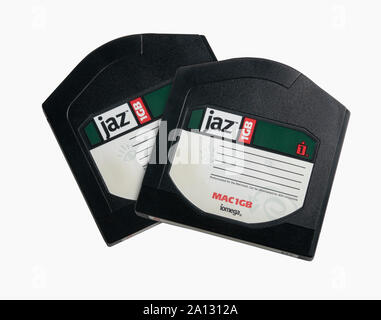 1GB Jaz DIsks Stock Photo