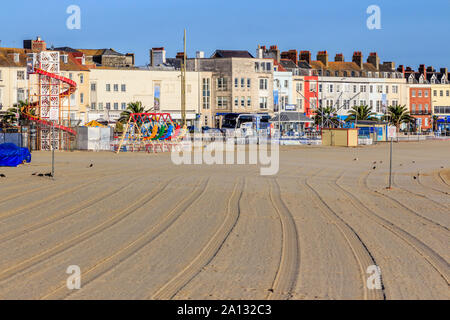 seaside resort and town of weymouth, south coast, england, uk, gb Stock Photo